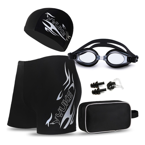 Kit De Gafas De Natación + Trajes De Baño Hombre 5 En 1