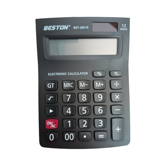 Calculadora Electronica Sencilla Funciones Basicas 12 Digito