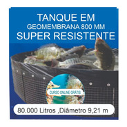 Kit Tanque 100.000l,geomembrana,testes,fertilizantes E Curso