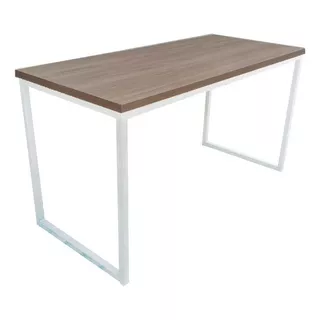 Mesa De Jantar Industrial Ferro Mdf 120x60cm  Bl