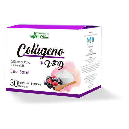 Colageno + Vitaminas C & D Polvo Fnl Caja 30 Sobres