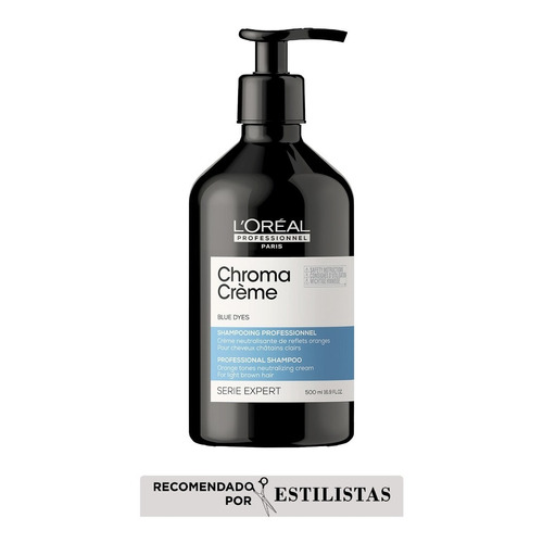 Shampoo Matizador Azul Chroma Crème 500ml L'oréal Pro