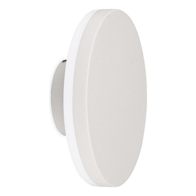 Aplique De Pared Skote Big Blanco 24w Moderno Exterior Lk