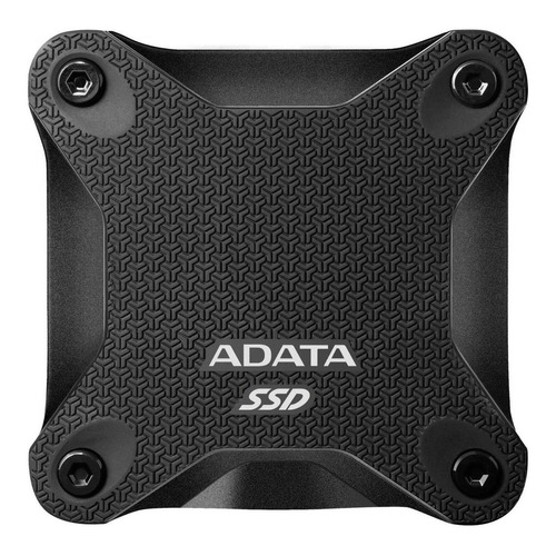 Disco sólido SSD externo Adata ASD600Q-240GU31 240GB negro