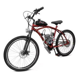 Bicicleta Motorizada Motor 80cc Bike Caiçara Aro 26 Moskito 