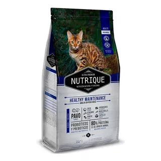 Alimento Nutrique Ultra Premium Healthy Maintenance Para Gato Adulto Sabor Mix En Bolsa De 7.5 kg