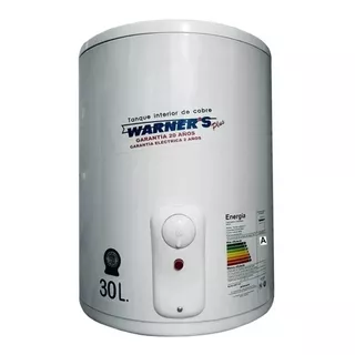 Termotanque Eléctrico Warner's Cobre 30 Lts Blanco 220v