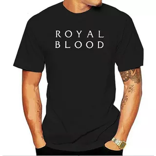 Camiseta Masculina Royal Blood Nome - 100% Algodão Rock Show
