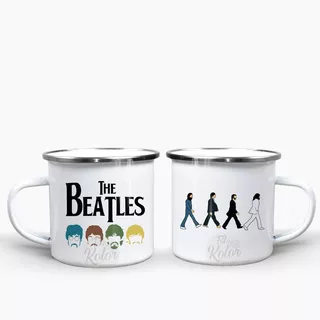 Mug Peltre Pocillo Banda The Beatles
