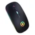 Mouse gamer de juego inalámbrico recargable YindiaoInalámbrico con USB A2 negro