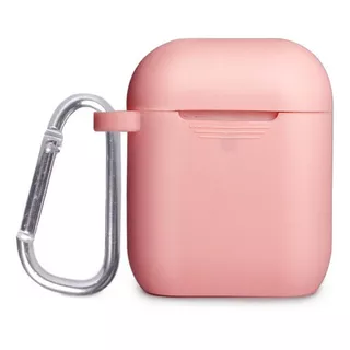 Capa Para AirPods Customic Case Proteção Silicone Cor Rosa