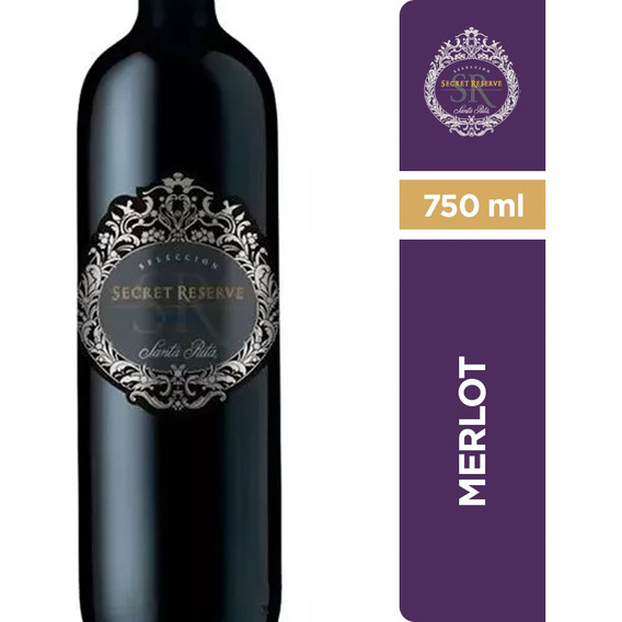 Vino Secret Reserve Clasico Merlot 750cc