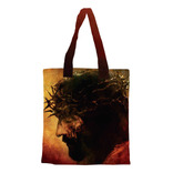 Tote Bag Jesus Rostro Bolsas Reutilizables Eco Amigabe 