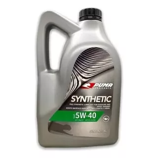 Aceite Lubricante Para Motor Puma Synthetic 5w-40 Para Autos, Pickups & Suv De 1 Unidad Sintético