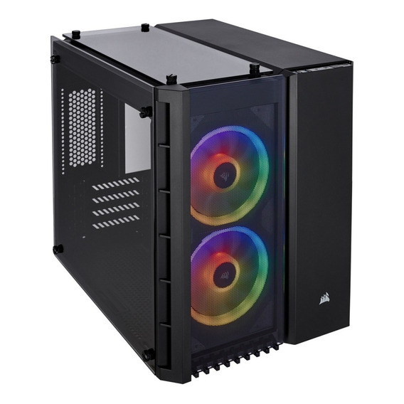 Gabinete Corsair Micro-atx Crystal Series 280x Rgb Negro