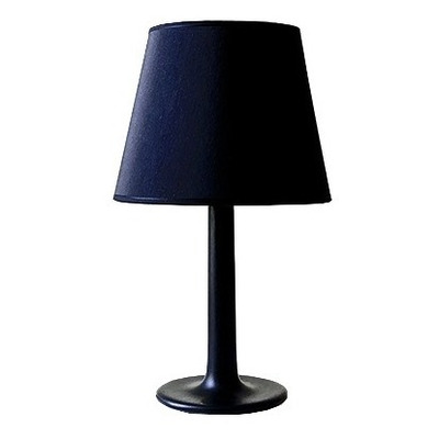 Lampara De Mesa Trini Madera Apto Led E27 Deco Moderno Obj