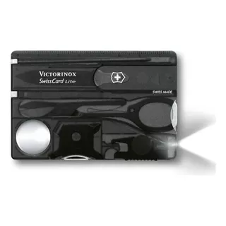 Swisscard Lite Victorinox Color Negro Translucido