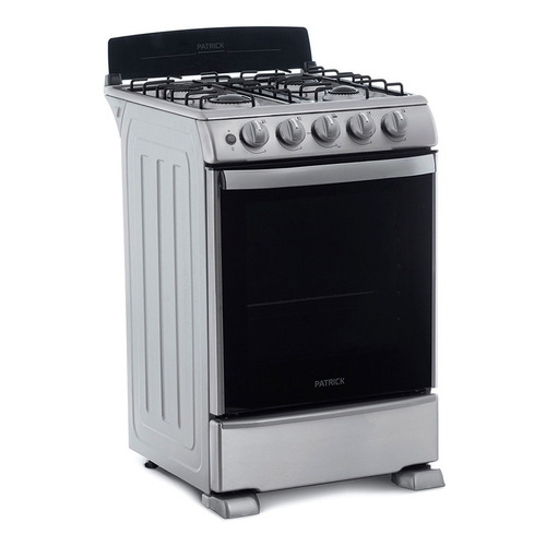 Cocina Patrick Diseño CP6855I a gas/eléctrica 4 hornallas  inoxidable 220V puerta con visor 35L