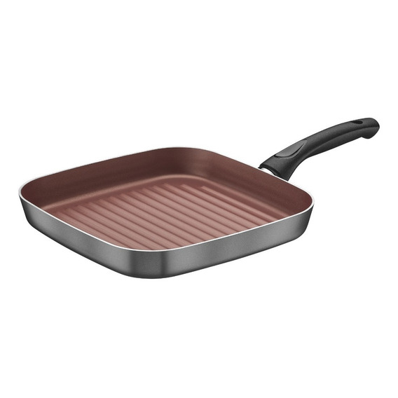 Bifera Grill Teflon Antiadherente Tramontina Vermont 28cm Color Cobre