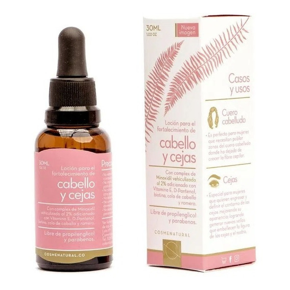 Crecimiento Cabello Y Cejas Mujer*30ml - L a $837