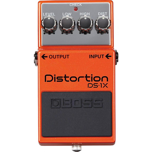 Boss Ds-1x Pedal De Efecto Guitarra Eléctrica Distorsión Color Naranja