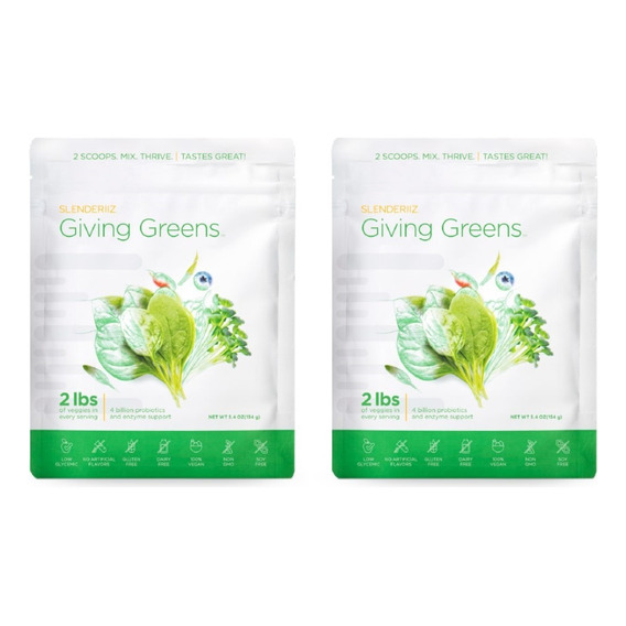 Ariix Slenderiiz Giving Greens Perdida De Peso 2 Pack Oferta