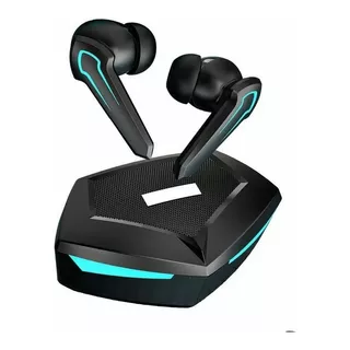 Audífono In-ear Gamer Inalámbrico P30 Negro Con Luz Led