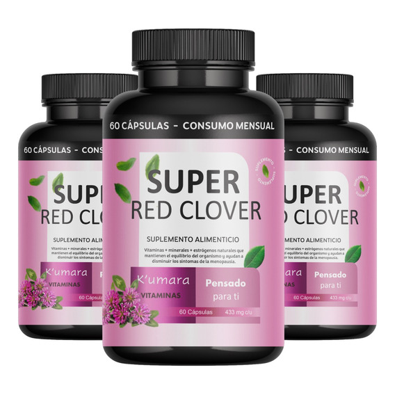 Multivitaminico Para La Mujer Combatir La Menopausia Pack X3