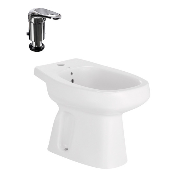 Juego Completo Bidet Roca Mónaco + Grifería Aqualaf Mono