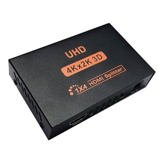 Splitter Hdmi 1x4 Activo Amplificador De Señal Full Hd 3d