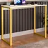Escrivaninha Industrial Mesa Estudo Aparador Office Aço Mdf