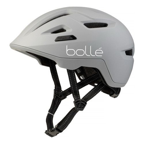 Casco De Ciclismo Bollé Stance Matte Black Color Gris Talla L