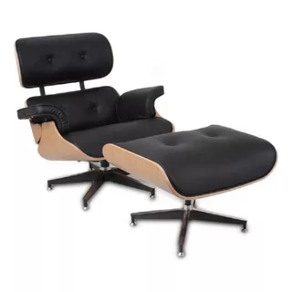 Poltrona Charles Eames Couro Legitimo