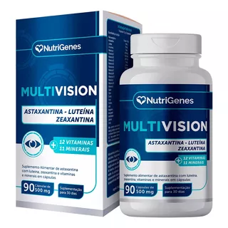 Multivision 90 Cápsulas Nutrigenes Sabor Sem Sabor