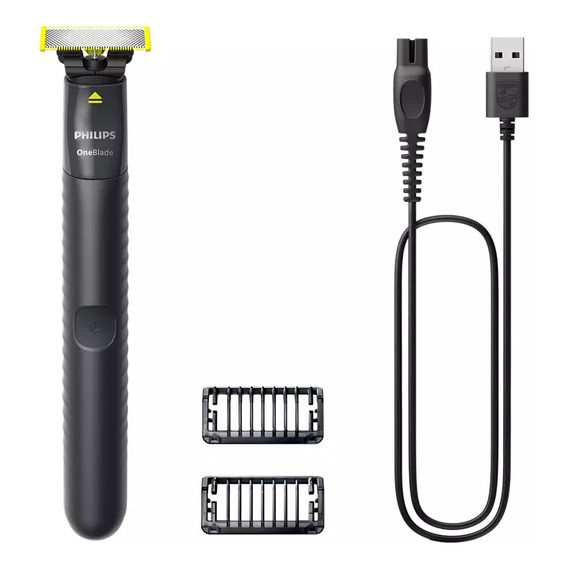 Afeitadora Philips OneBlade Recorta Modela y Afeita Carga USB