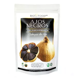 Ajo Negro Biofood Organico Premium Original Gourmet 4 Cabeza