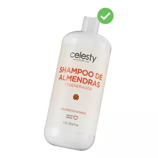  Shampoo Proteína Almendras 1l Celesty® Cabello Seco