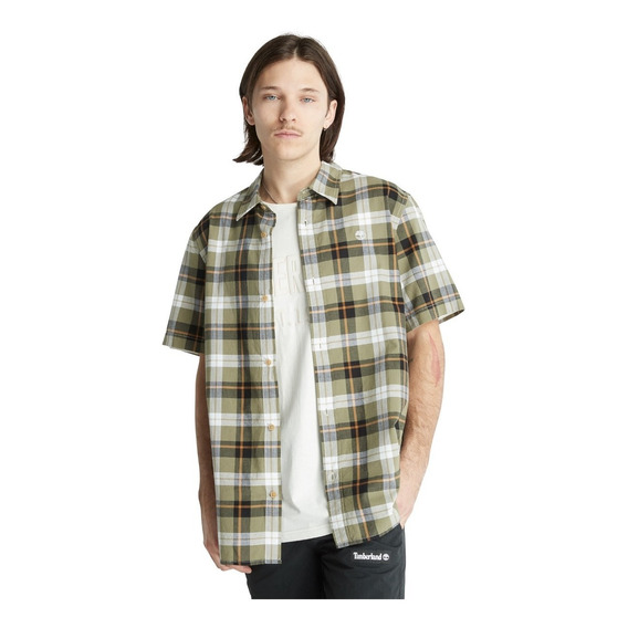 Camisa Para Hombre Timberland Mangacorta Outdoor Tb0a2ebsb39