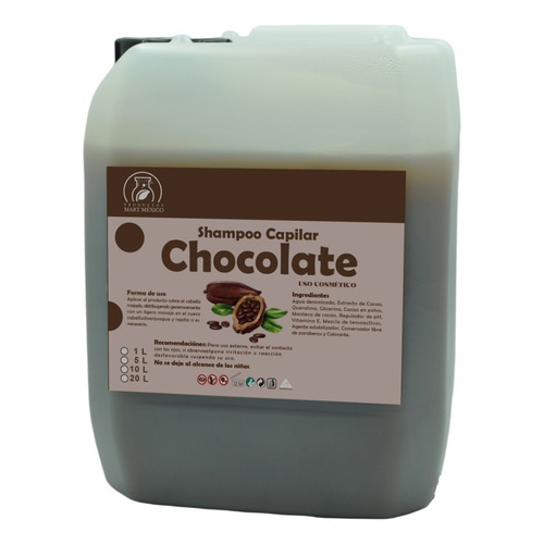  Shampoo De Chocolate Anti-frizz Hidratante (20 Litros)