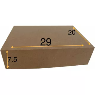 Cajas Cartón Kraft Embalaje Empaque Lote 50 Unidad 29x20x7.5