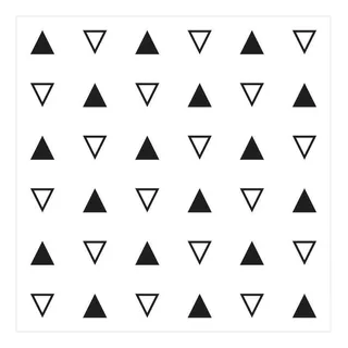 Papel De Parede Geométrico Triângulos Em Tons De Preto