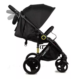 Coche Bebe Paseo Motek 800 Plegable Manillar Regulable Negro