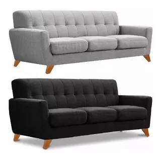 Sillon Sofa Retro Vintage 3 Cuerpos Talampaya