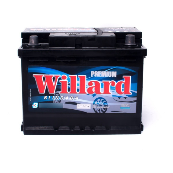 Bateria Willard 12x75 Ub730 Blindada Positivo Izquierdo