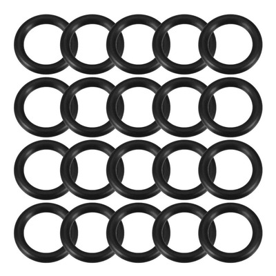  Orings Nitrile Rubber Gasket, Mm Inner Diameter, Mm Od...