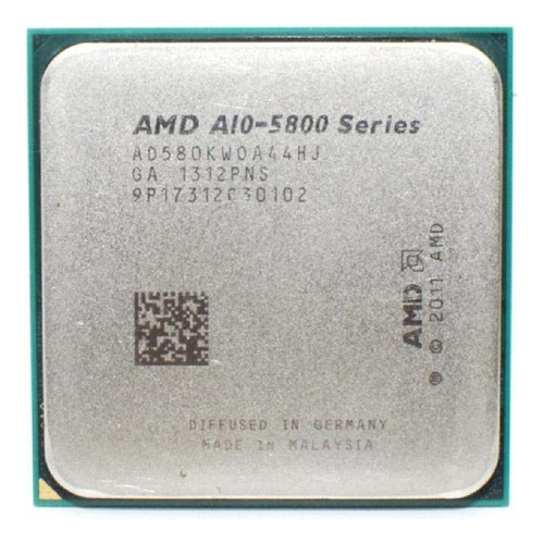 Procesador gamer AMD A10-Series A10-5800K AD580KWOA44HJ de 4 núcleos y  3.8GHz de frecuencia con gráfica integrada