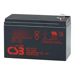 Batería Csb 12v 7ah Gp1272f2 Cs3 Alarmas Recargable Led Luz