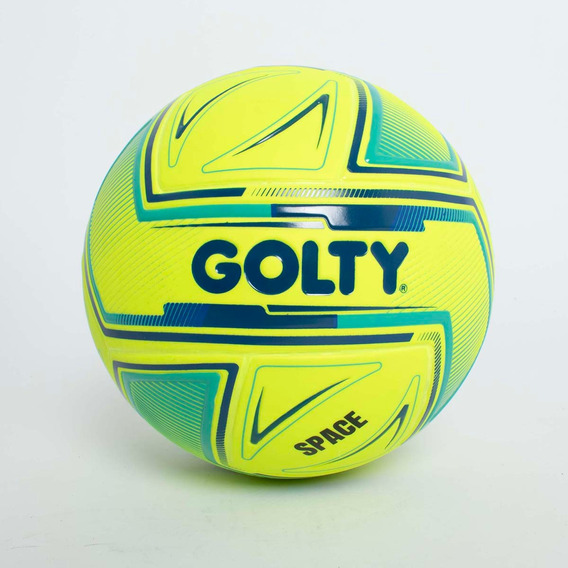Balón De Fútbol Sala Competencia Golty Space Color Verde