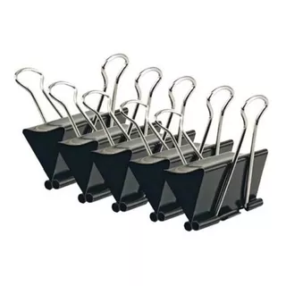 Prendedor De Papel Binder Clip 32mm Brw Caixa Com 10un