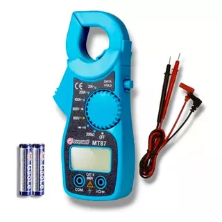 Amperimetro Digital Tester Pinza Multimetro Resistencia Mt87